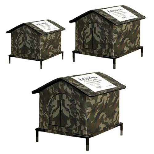 Abri pliable pour chats et chiens avec base surélevée imperméable - 7
