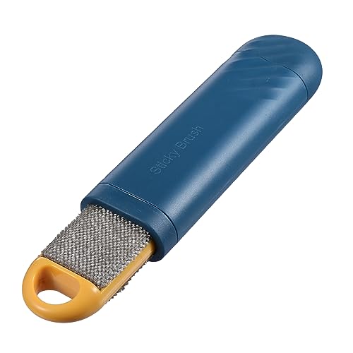HONITANO Double-Sided Portable Hair Remover Brush Electrostatic Lint Brush for PET Hair Clothes and Furniture Blue