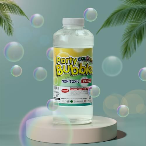 Image of Aditi Toys Bubble Liquid Solution Bottle, 1500ml of Colorful Bubbles Solution, Bubble Refill Bottle, Bubble Maker Liquid for Guns & Camera for Kids Above 3 Years, BIS Approved (Pack of2)