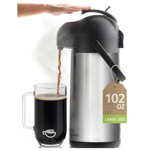 Cresimo Thermal Coffee Carafe with Pump