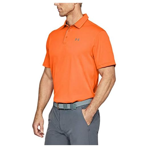 Under Armour Mens 2024 Golf Tech Wicking Textured Soft Light Polo Shirt