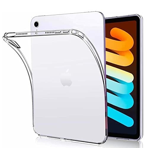 Clear Case for iPad Mini 6/7 inch, Supports Apple Pencil 2nd Gen, Slim Lightweight Transparent TPU Back Cover - Image 4