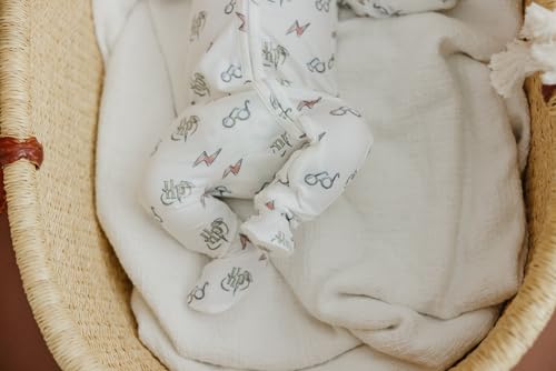 Image of Copper Pearl Zip-Up Footie Baby Pajamas - Soft Newborn Onesies for Boys & Girls, Tag-Free with Two-Way Zipper Baby Sleepers for Newborn - 24 Months, Harry Potter