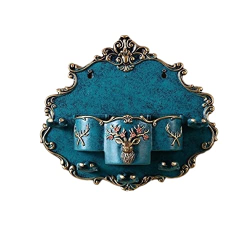 Soporte para botellas de vino creative resin azul miniatura 1
