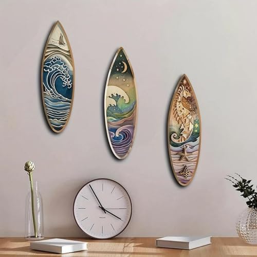 Décoration Murale pour Chambre et Café Moderne Triptyque Chic