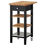 IKEA Asie Stenstorp Chariot de Cuisine, Marron, chêne