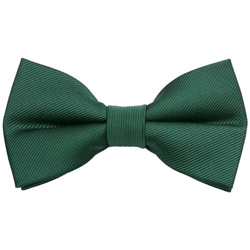 Image of Pre-Tied Adjustable Solid Tuxedo Bow Tie for Boys and Men