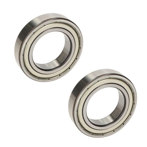 HeyNana - Rodamientos 608-ZZ de Bolas, 8x22x7mm, Acero Cromado Sellado, Pack de 2 Unidades