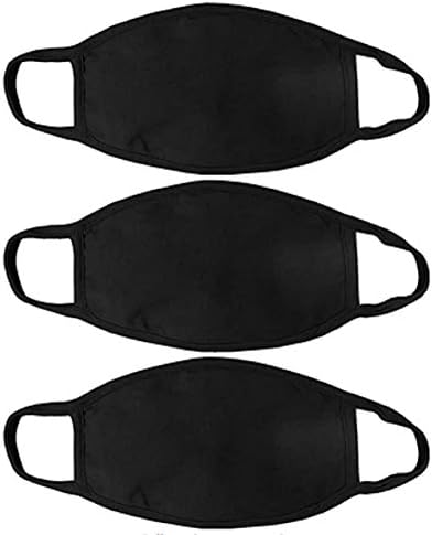 OgLuxe Womens 100% Cotton Washable Outdoor Face Protector Two Layers Mouth Cover Floral with Ear Loops