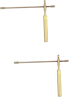 Gadpiparty Divining Rods Copper 2pcs Ruler Outdoor Tools Treasure rods locating Lost Items rods Pure Copper to Rotate Brass