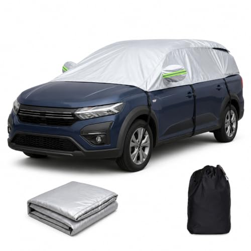 Autoabdeckung Wasserdicht Outdoor Halbgarage für Dacia Jogger 420D