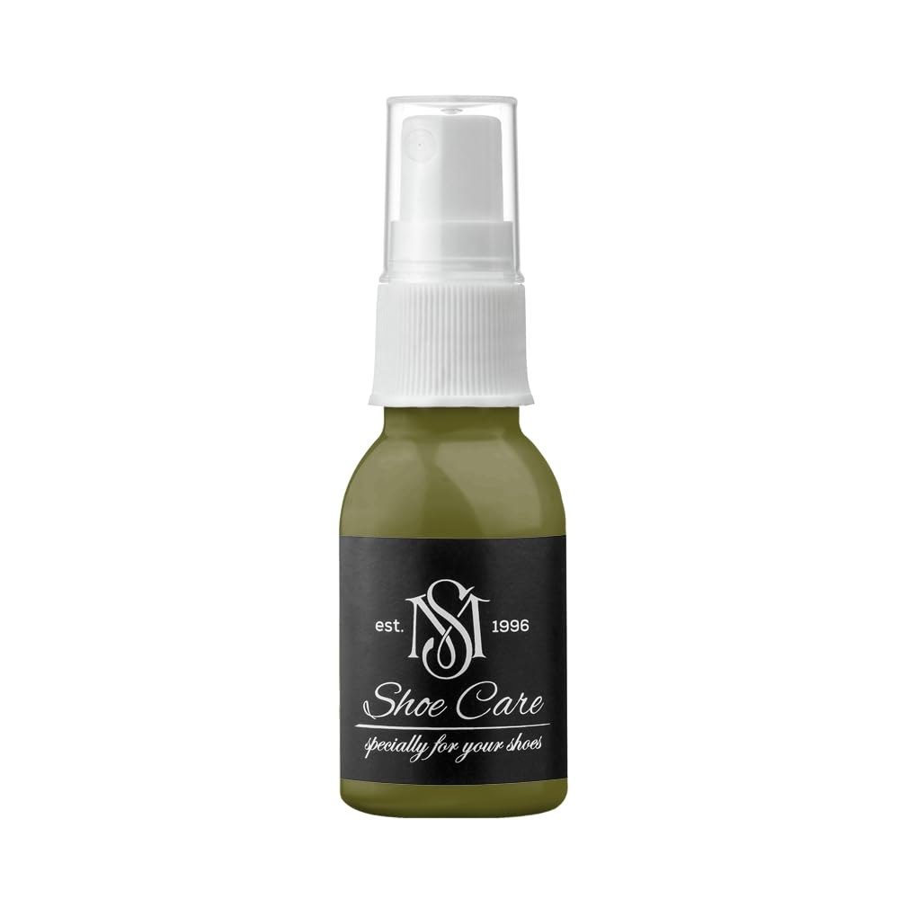 Rénovateur de couleur daim élimine les taches sur le nubuck MAVI STEP olive noire 25 ml