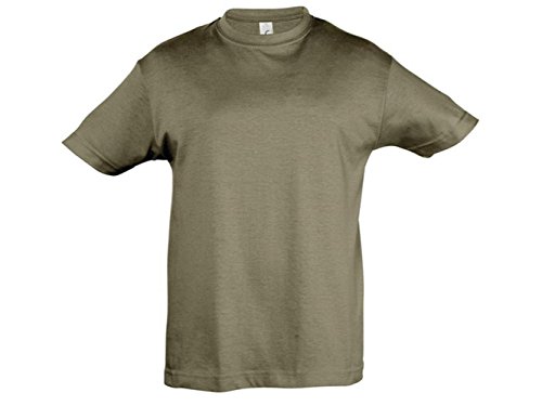 ATELIER DEL RICAMO - Camisa Deportiva - para niño Verde Militar 2 Años