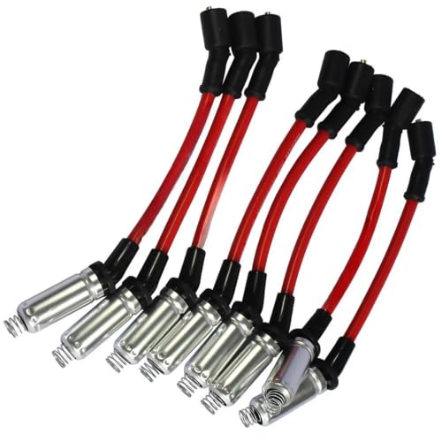 Kit de cables de encendido de bujía de 30cm compatible con Chevy 48322R 2