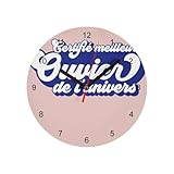 Dimensions : Diamètre de 20 cm, taille idéale pour une présence discrète mais élégante sur vos murs