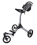 Bag Boy TriSwivel II Push Golf Cart, Silver