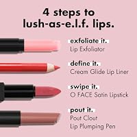 e.l.f. Cream Glide Lip Liner, Highly-Pigmented Pencil For Shaping & Sculpting Lips, Semi-Matte Finish, Vegan & Cruelty-Free, That Merlot Tho — image 6