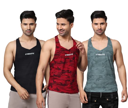 ameeha Men's Tank Tops Gym Workout Vest Y-Back Sleeveless Muscle Fitness Bodybuilding Gym Vest-picture-18