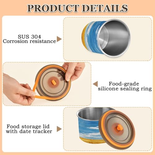 Contenedor de Acero Inoxidable Hermético para Café 30oz miniatura 4