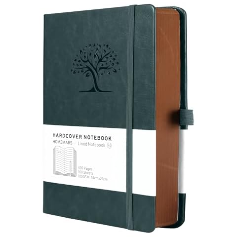 Carnet HOMEMARS A5 en cuir Cover