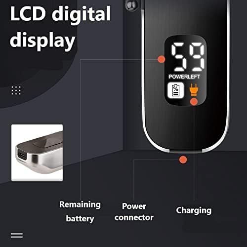 Hair for Men TrBarber Shop Electric Clipper Digital Display USB Rechargeable TrElectric