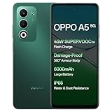 Oppo A5-5G Telefon, 8GB RAM, 256GB Hafıza, Android Akıllı Telefon, 50MP Kamera, Uzun Pil Ömrü (Aurora Green)