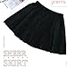 JEWEKY Sheer Mesh Mini Skirt Black See Through Skirts Beach Rave Party Swimsuits Cover Up for Women