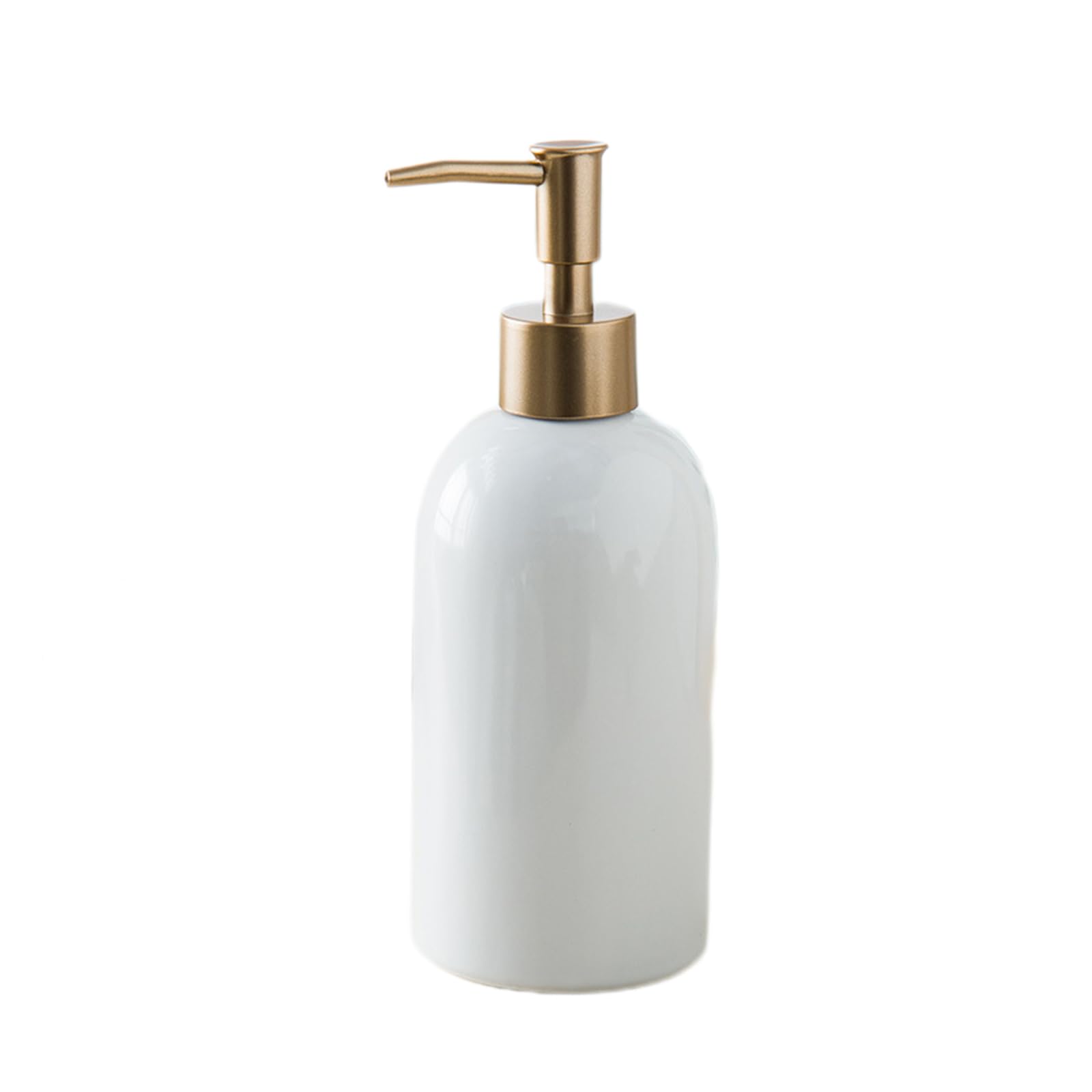 Buxuaaaa Ceramic Soap Dispenser Bathroom Hand Sanitizers Container Shampoo Shower Gel Press Bottle Liquid Soap Dispenser