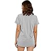 Cicy Bell Women's Dandelion Print T Shirts Cute Graphic Short Sleeve Shirt Crew Neck Cotton Tees Summer Tops Grey XXL #3