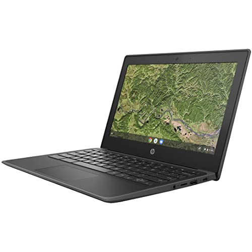 Image of HP Chromebook 11 11.6 inch Laptop Computer for Business or Education, AMD A4-9120C Processor up to 2.4GHz, 4GB DDR4 RAM, 32GB eMMC, 802.11AC WiFi, Bluetooth 5.0, Black, Chrome OS, BROAGE 64GB Flash Drive