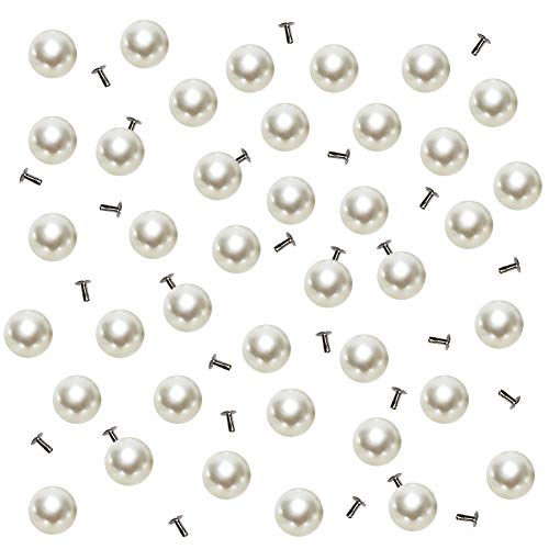 TOAOB 127 Pezzi Perle Plastica Bianco 6mm a 16 mm