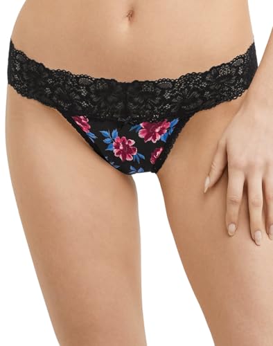 Tanga Maidenform 40156 pour femme en microfibre invisible