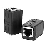 Cat7/Cat6/Cat5e Acoplador gigabit: La compatibilidad del adaptador de extensión de cable es para cable Ethernet Cat7/Cat6/Cat5e, lo cual es práctico.