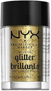 NYX PROFESSIONAL MAKEUP Face & Body Glitter, Gold