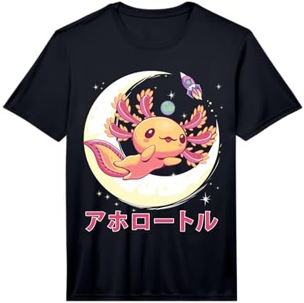 Pastel Goth Axolotl Shirt Japanese Anime Aesthetic Nu Goth