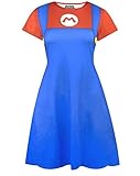 Super Mario Costume Dress Large Multicoloured