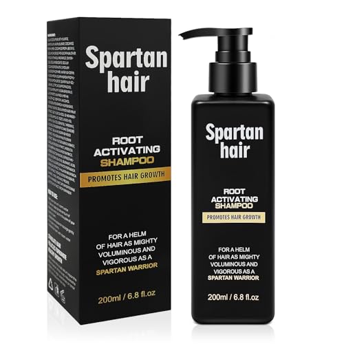 SPARTAN HAIRRoot Activator Shampoo For Men - Hair Growth Shampoo for Hair Loss and Thinning Hair-200ml/6.8 fl oz