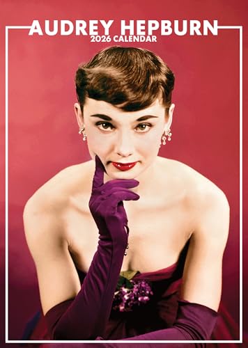 Audrey Hepburn - 2026 Wall Calendar A3 Size