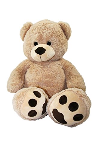 dutis Teddybär Bär 1m Hellbraun Kuschelbär 100 cm Teddy Plüschtier Kuscheltier