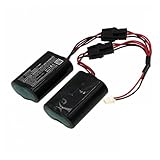 Batterie 2XER18505M, Compatible avec Visonic MCS 720B, MCS 740, Compatible avec Les Sirènes Intérieures sans Fil DSC/TYCO, Incendie, Intrusion, PG9901, PG9911