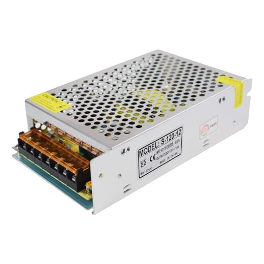 12V 10A Schaltnetzteil 120W, Trafo 230V auf 12V, Universales Netzteil mit Kurzschluss-/Überlast-/Überspannungsschutz, für LED-Streifen, CCTV-Kameras, Router, Monitore und Audio Geräte