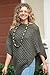 Back From Bali Olive Cable Knit Poncho Womens Sweater