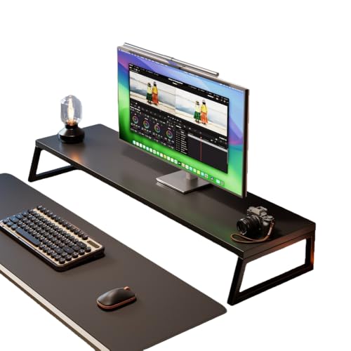 Amazon.co.jp: [FNBK] モニター台, 卓上収納 荷重20kg 整理整頓 組立式
