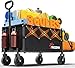Bollerwagen Faltbar 360lbs Schwerlast, Bollerwagen Mit Rädern Und...