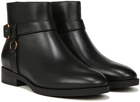 Vionic Rhiannon Women's Ankle Boot: Stylish And Supp Black Leather - 11 Medium | Image 1