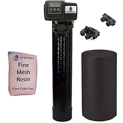 AFWFilters Iron Pro 2 Combination water softener iron filter Fleck 5600SXT digital metered valve 32,000 grain, 32k for whole house