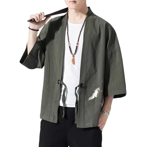 Kimono chemise homme en lin idéal pour vos soirées d'été