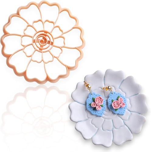 GOTO CLAY TOOLS Trinket Cutter Set for Polymer Clay Display & Jewelry Styling โ Monstera, Shell & Flower Shapes | MOSHEFL-TRI by GOTO CLAY TOOLS - Used condition - Image 9