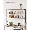 VASAGLE Coffee Bar, 39.4 Inches Baker's Rack for Kitchen with Storage, 6-Tier VASAGLE Coffee Bar, 39.4 Inches Baker's Rack for Kitchen with Storage, 6-Tier
