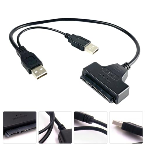 GALPADA 2pcs Cable USB a Serial para Disco Duro 2.5" miniatura 4